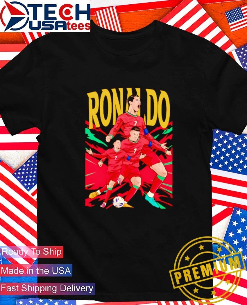 Cristiano Ronaldo No. 7 Portugal FC art shirt Unisex T-shirt, Sweatshirt, Hoodie, Long Sleeve Tee - T-Shirt, Sweatshirt, Hoodie