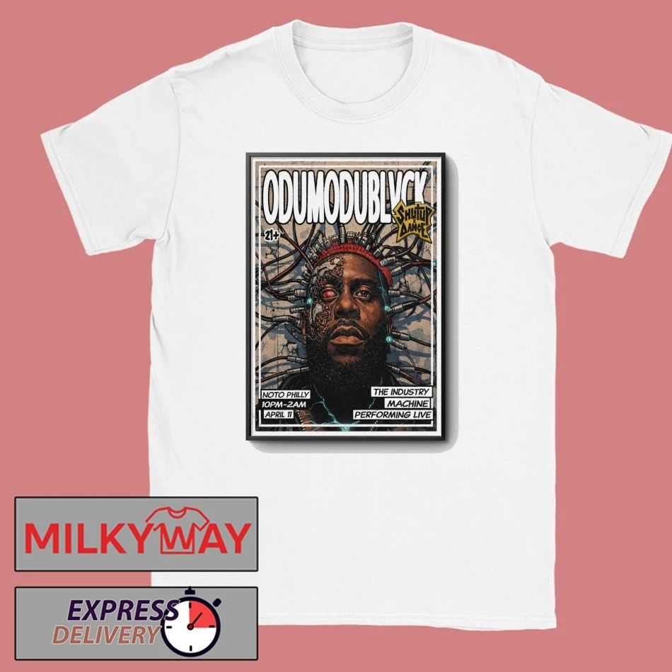 Odumodu Blvck Apr 11 2026 In Philadelphia PA Poster shirt Unisex T-shirt, Sweatshirt, Hoodie, Long Sleeve Tee - T-Shirt, Sweatshirt, Hoodie