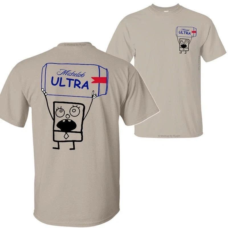 Michelob Ultra Beer Doodlebob Tshirt , Doodlebob Shirt Michelob Ultra Beer Shirt Unisex T-shirt, Sweatshirt, Hoodie, Long Sleeve Tee - T-Shirt, Sweatshirt, Hoodie