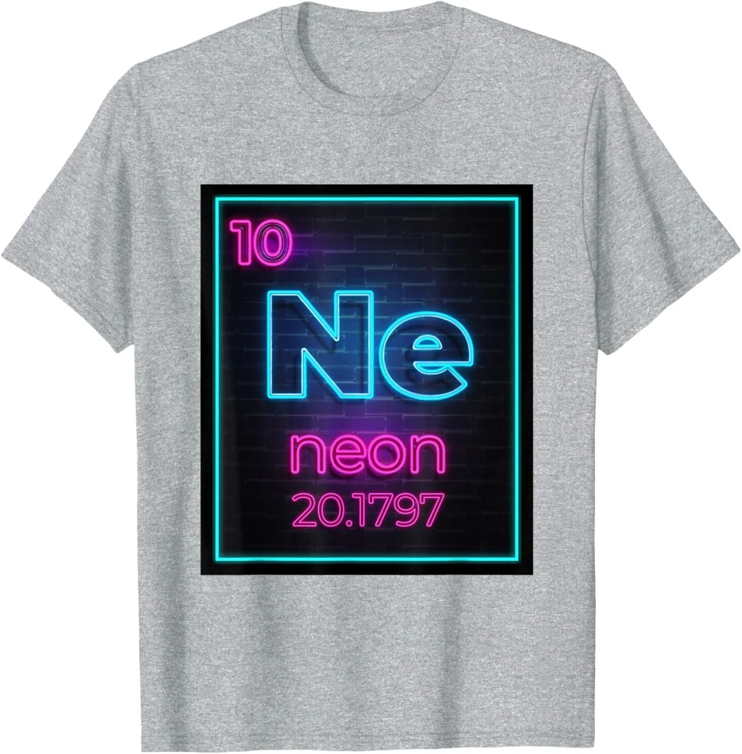 Neon Element Of The Chemistry Periodic Table For Scientists T-Shirt Unisex T-shirt, Sweatshirt, Hoodie, Long Sleeve Tee - T-Shirt, Sweatshirt, Hoodie