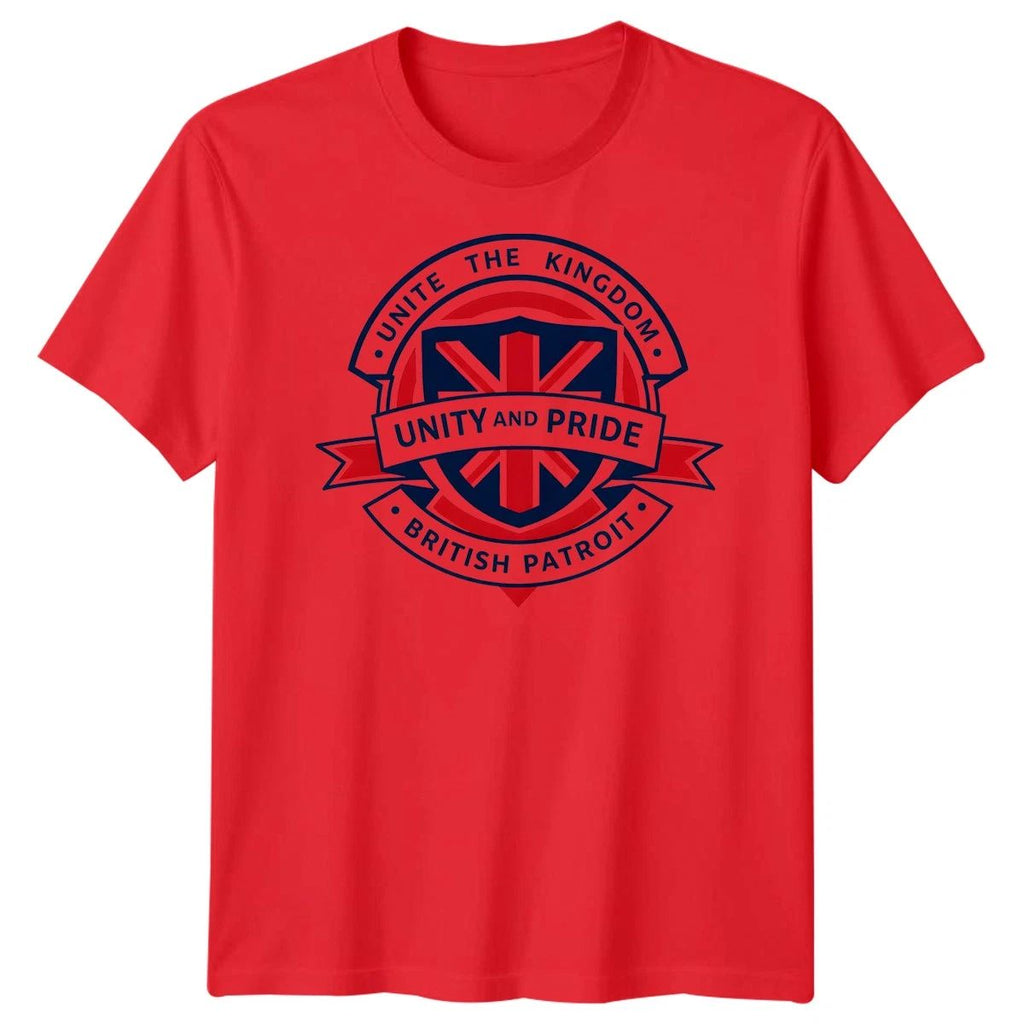 Union Jack Unite The Kingdom T-Shirt British Patriot Great Britain Tee Men Women Unisex T-shirt, Sweatshirt, Hoodie, Long Sleeve Tee - T-Shirt, Sweatshirt, Hoodie