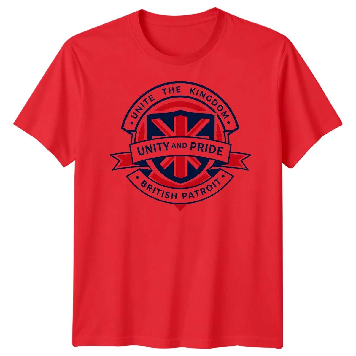 Union Jack Unite The Kingdom T-Shirt British Patriot Great Britain Tee Men Women Unisex T-shirt, Sweatshirt, Hoodie, Long Sleeve Tee - T-Shirt, Sweatshirt, Hoodie