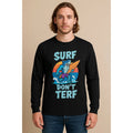 Gildan Mens Long Sleeve Surf Dont Terf Graphic Tshirt Size M Unisex T-shirt, Sweatshirt, Hoodie, Long Sleeve Tee - T-Shirt, Sweatshirt, Hoodie