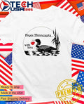 From Minnesota with love Loons shirt Unisex T-shirt, Sweatshirt, Hoodie, Long Sleeve Tee - T-Shirt, Sweatshirt, Hoodie