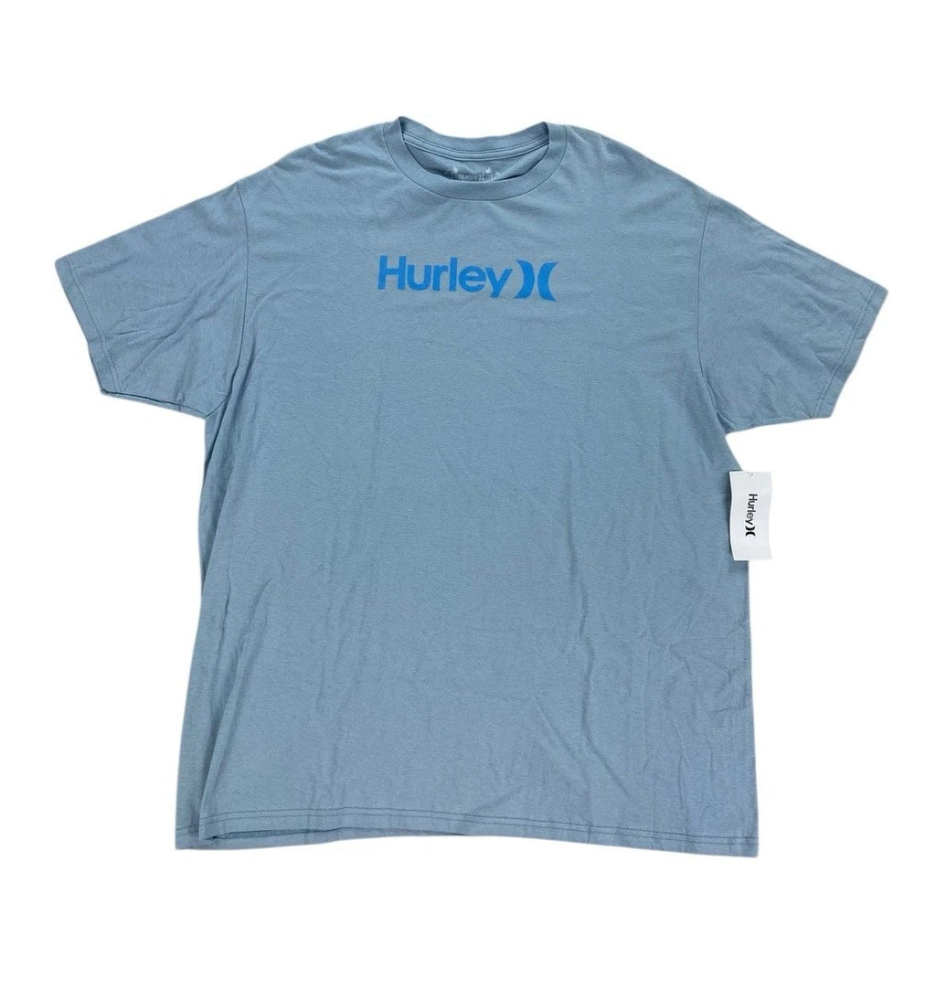 NEW Hurley Logo Short Sleeve Graphic Mens T Shirt Tee Light Blue Surf Size XL Unisex T-shirt, Sweatshirt, Hoodie, Long Sleeve Tee - T-Shirt, Sweatshirt, Hoodie