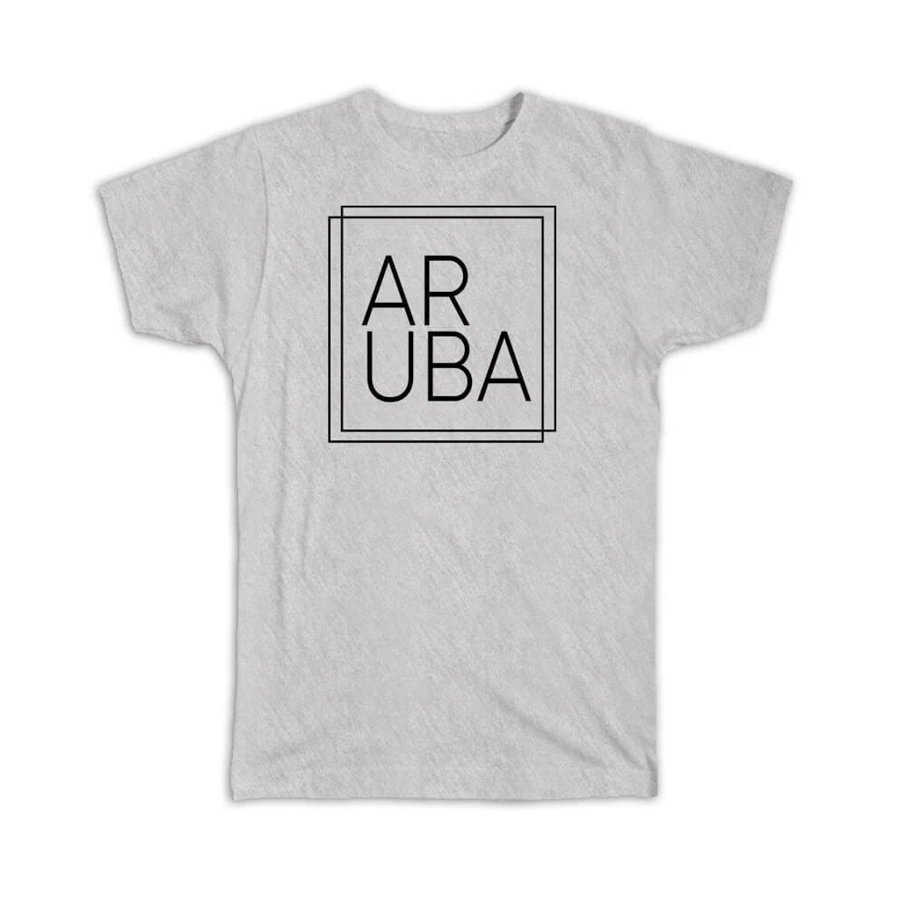 Gift T-Shirt : Aruba Square Souvenir Travel Beach Tropical Summer Unisex T-shirt, Sweatshirt, Hoodie, Long Sleeve Tee - T-Shirt, Sweatshirt, Hoodie
