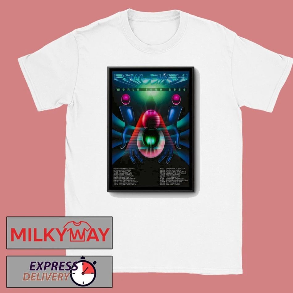Pawlowski 2026 World Tour Poster T-Shirt Unisex T-shirt, Sweatshirt, Hoodie, Long Sleeve Tee - T-Shirt, Sweatshirt, Hoodie