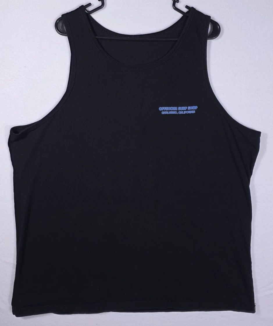 Offshore Surf Shop Carlsbad California Mens 2XL Sleeveless Shirt Blue Graphic Unisex T-shirt, Sweatshirt, Hoodie, Long Sleeve Tee - T-Shirt, Sweatshirt, Hoodie