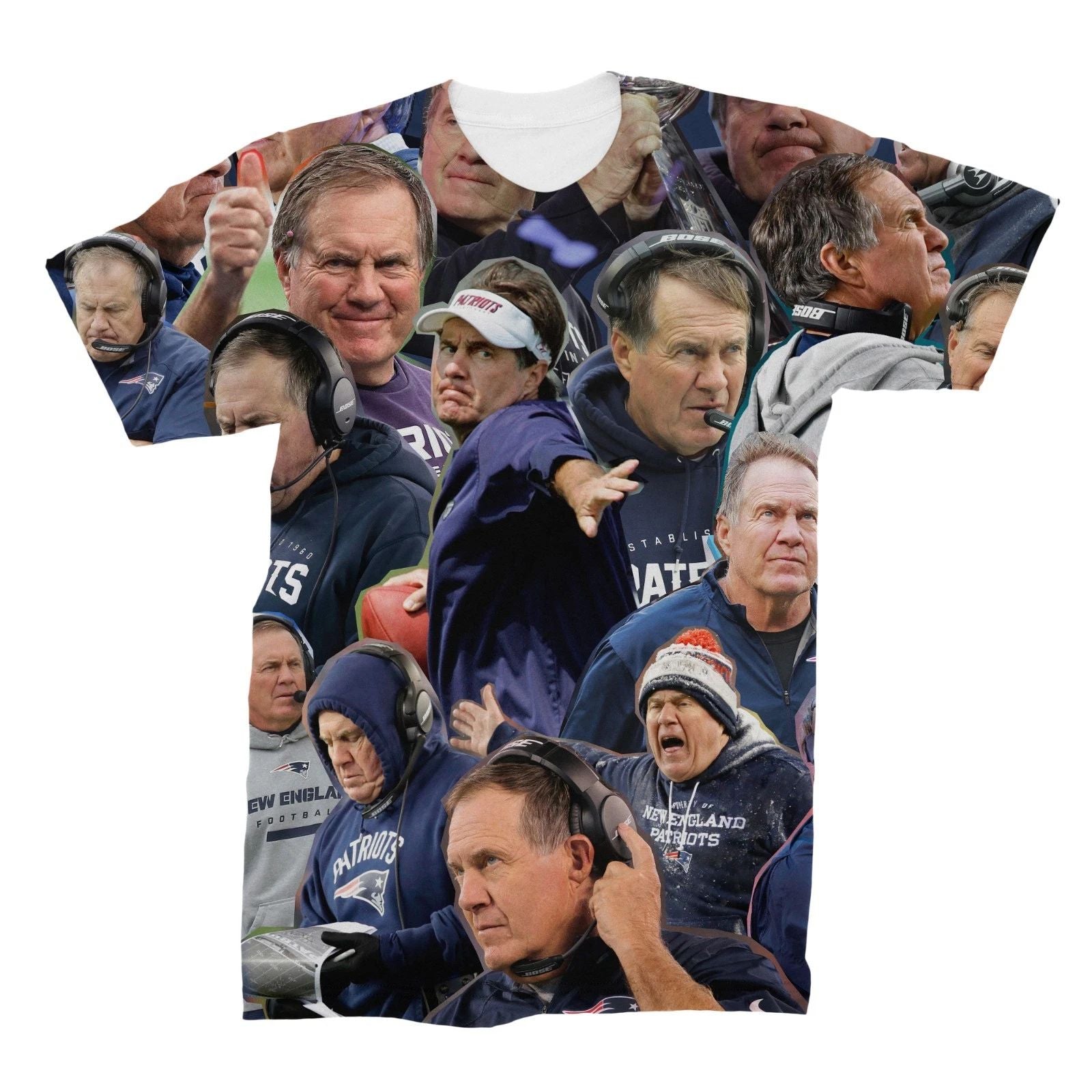 Bill Belichick Collage T-Shirt Unisex T-shirt, Sweatshirt, Hoodie, Long Sleeve Tee - T-Shirt, Sweatshirt, Hoodie