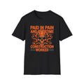 Construction Worker Blue Collar Sarcastic Graphic Funny Laborer Funny T-Shirt Unisex T-shirt, Sweatshirt, Hoodie, Long Sleeve Tee - T-Shirt, Sweatshirt, Hoodie