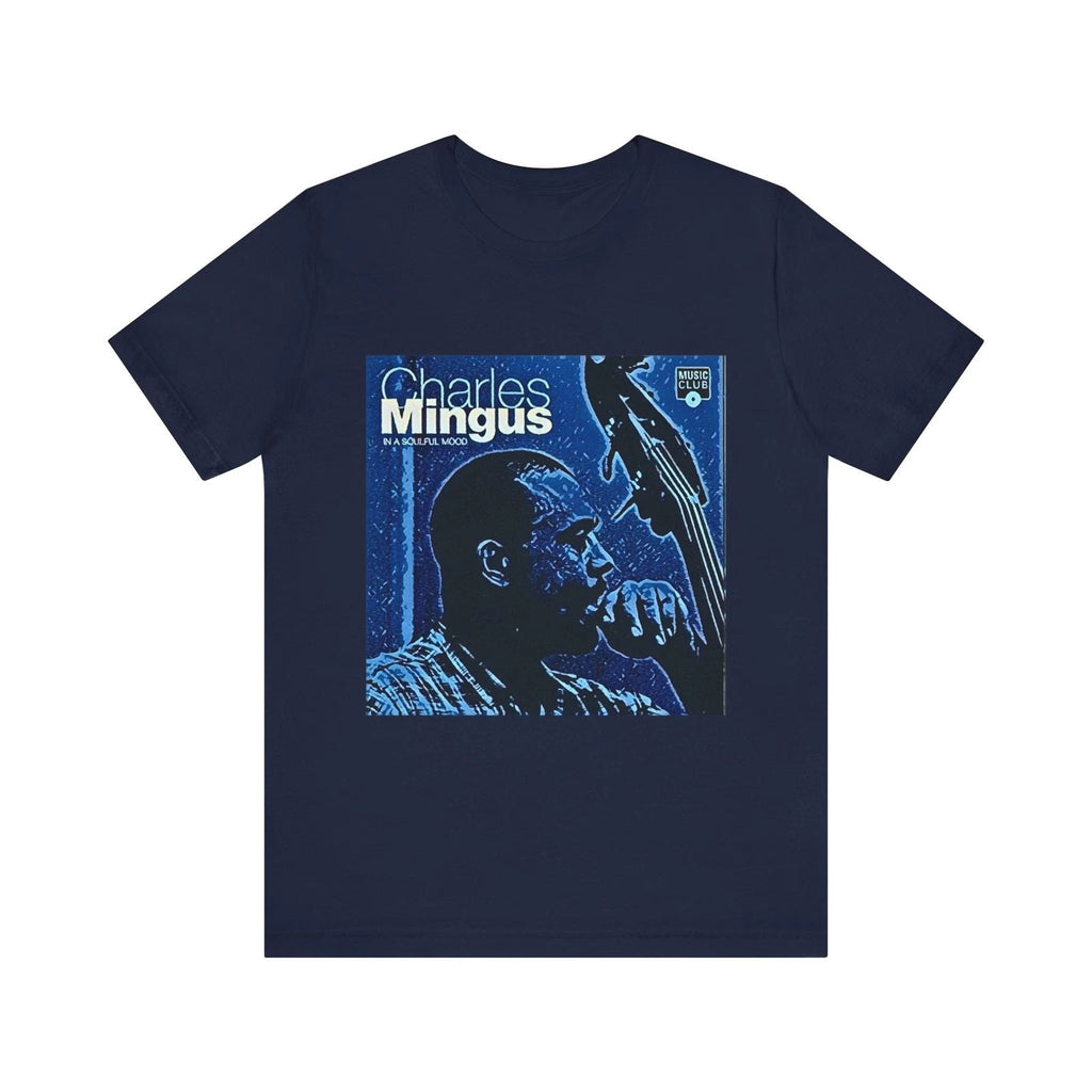 Charles Mingus Jazz Short Sleeve Tee Shirt Graphic Print Crewneck Unisex Gift Unisex T-shirt, Sweatshirt, Hoodie, Long Sleeve Tee - T-Shirt, Sweatshirt, Hoodie