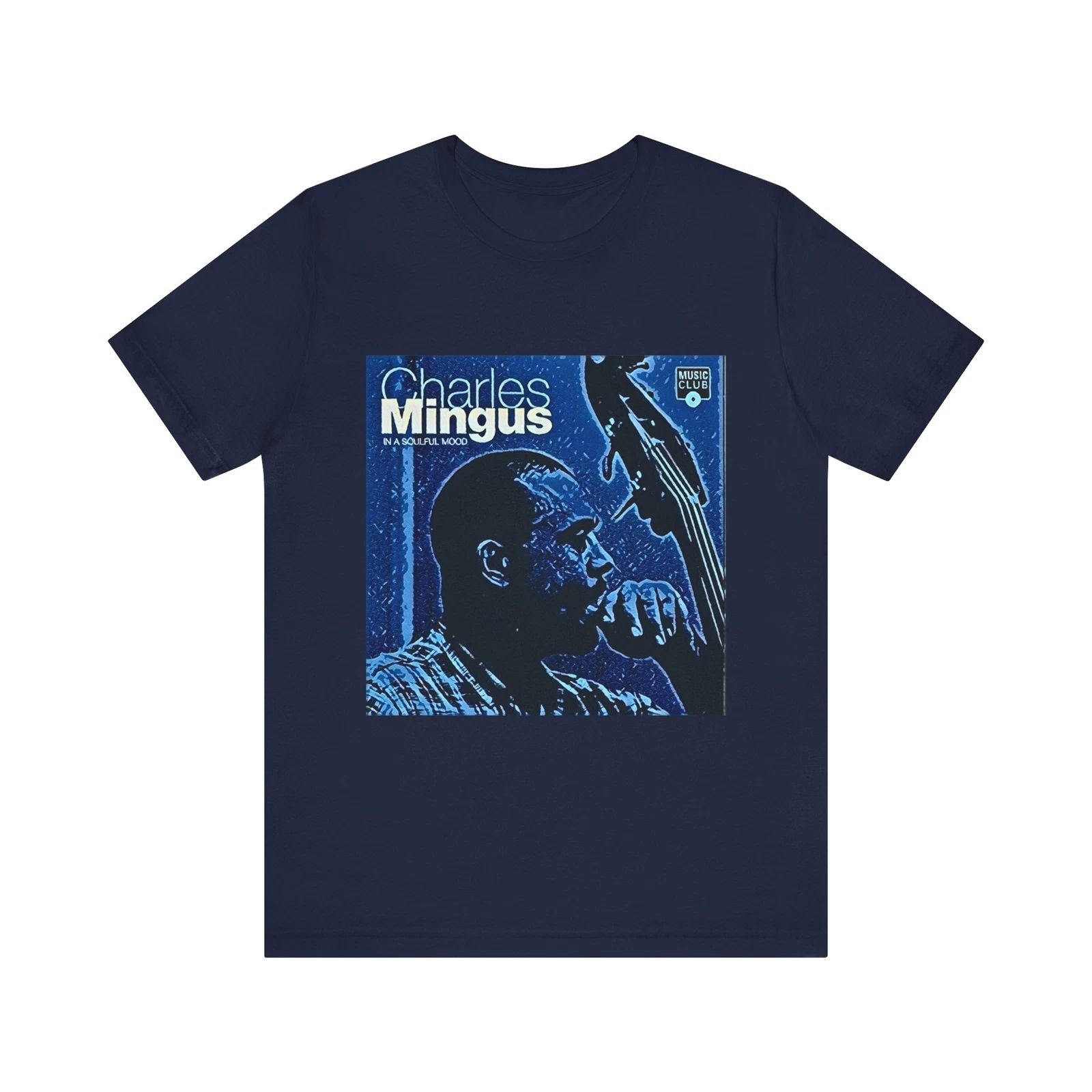 Charles Mingus Jazz Short Sleeve Tee Shirt Graphic Print Crewneck Unisex Gift Unisex T-shirt, Sweatshirt, Hoodie, Long Sleeve Tee - T-Shirt, Sweatshirt, Hoodie