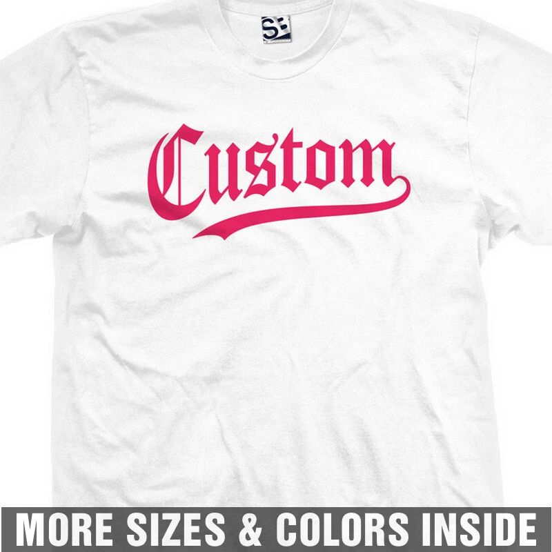 Custom 76er Jersey T-Shirt Old English Sports Team Personalize Logo Design Print Unisex T-shirt, Sweatshirt, Hoodie, Long Sleeve Tee - T-Shirt, Sweatshirt, Hoodie