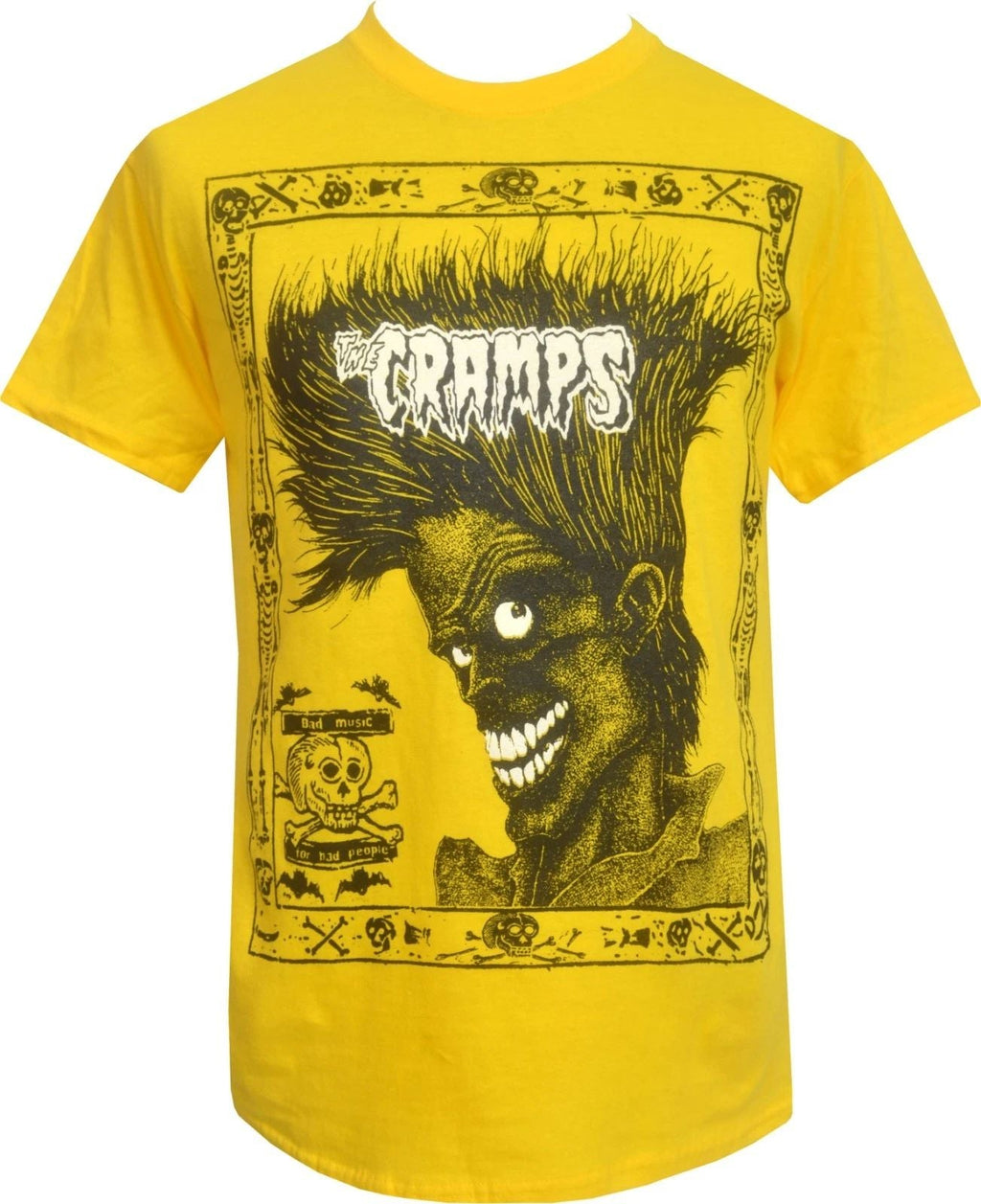The Cramps Bad Music for Bad People Men's Psychobilly Punk T-Shirt Unisex T-shirt, Sweatshirt, Hoodie, Long Sleeve Tee - T-Shirt, Sweatshirt, Hoodie