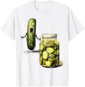 Funny Pickle Surprise A Cucumber And A Jar Of Sliced Pickles T-Shirt Unisex T-shirt, Sweatshirt, Hoodie, Long Sleeve Tee - T-Shirt, Sweatshirt, Hoodie