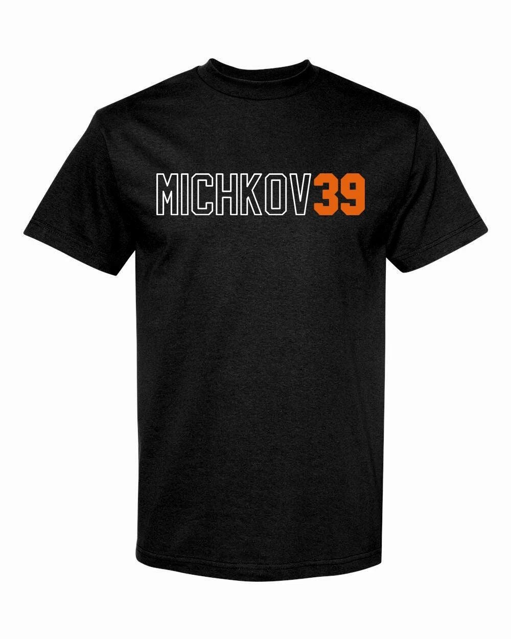 PHILADELPHIA Name And Number Matvei Michkov #39 Unisex T-shirt S-XL FREE S&H! Unisex T-shirt, Sweatshirt, Hoodie, Long Sleeve Tee - T-Shirt, Sweatshirt, Hoodie
