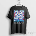 Classic La Dodgers Back 2 Back 24 25 National League Champions Signatures T Shirts Unisex T-shirt, Sweatshirt, Hoodie, Long Sleeve Tee - T-Shirt, Sweatshirt, Hoodie