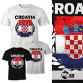 Mens T-Shirt - Euro 2016 Football Croatia Croatia Flag Vintage - Comfort Fit Unisex T-shirt, Sweatshirt, Hoodie, Long Sleeve Tee - T-Shirt, Sweatshirt, Hoodie