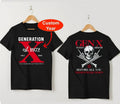 Customizable Year Gen X T-Shirt, Retro Badass Generation Tee Unisex T-shirt, Sweatshirt, Hoodie, Long Sleeve Tee - T-Shirt, Sweatshirt, Hoodie