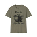 Thanksgiving Stir The Pot Unisex Softstyle T Shirt Funny Turkey Day Season Unisex T-shirt, Sweatshirt, Hoodie, Long Sleeve Tee - T-Shirt, Sweatshirt, Hoodie