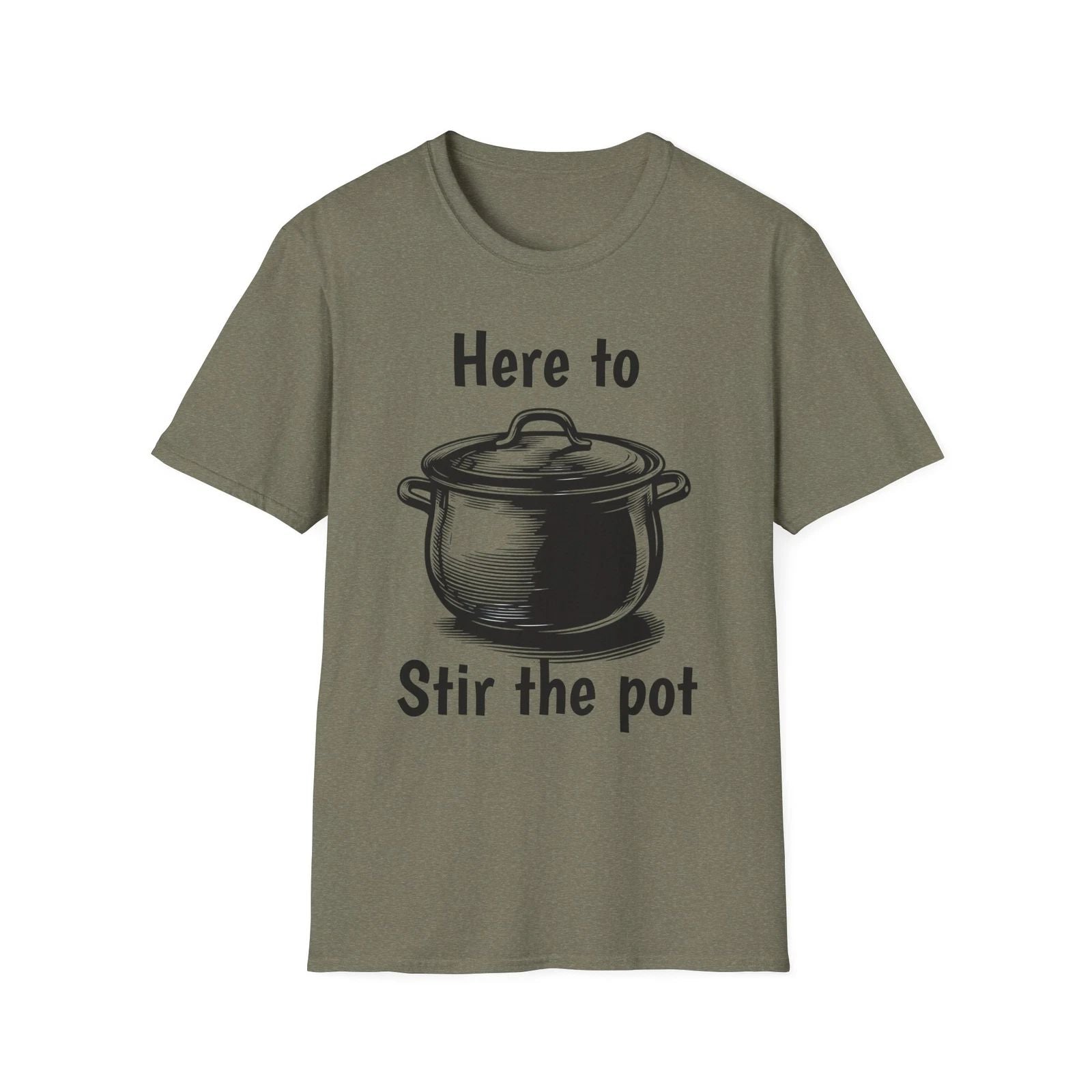 Thanksgiving Stir The Pot Unisex Softstyle T Shirt Funny Turkey Day Season Unisex T-shirt, Sweatshirt, Hoodie, Long Sleeve Tee - T-Shirt, Sweatshirt, Hoodie
