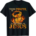 NEW LIMITED There is Power in the Name of Jesus - Christian Quote T-Shirt S-3XL Unisex T-shirt, Sweatshirt, Hoodie, Long Sleeve Tee - T-Shirt, Sweatshirt, Hoodie