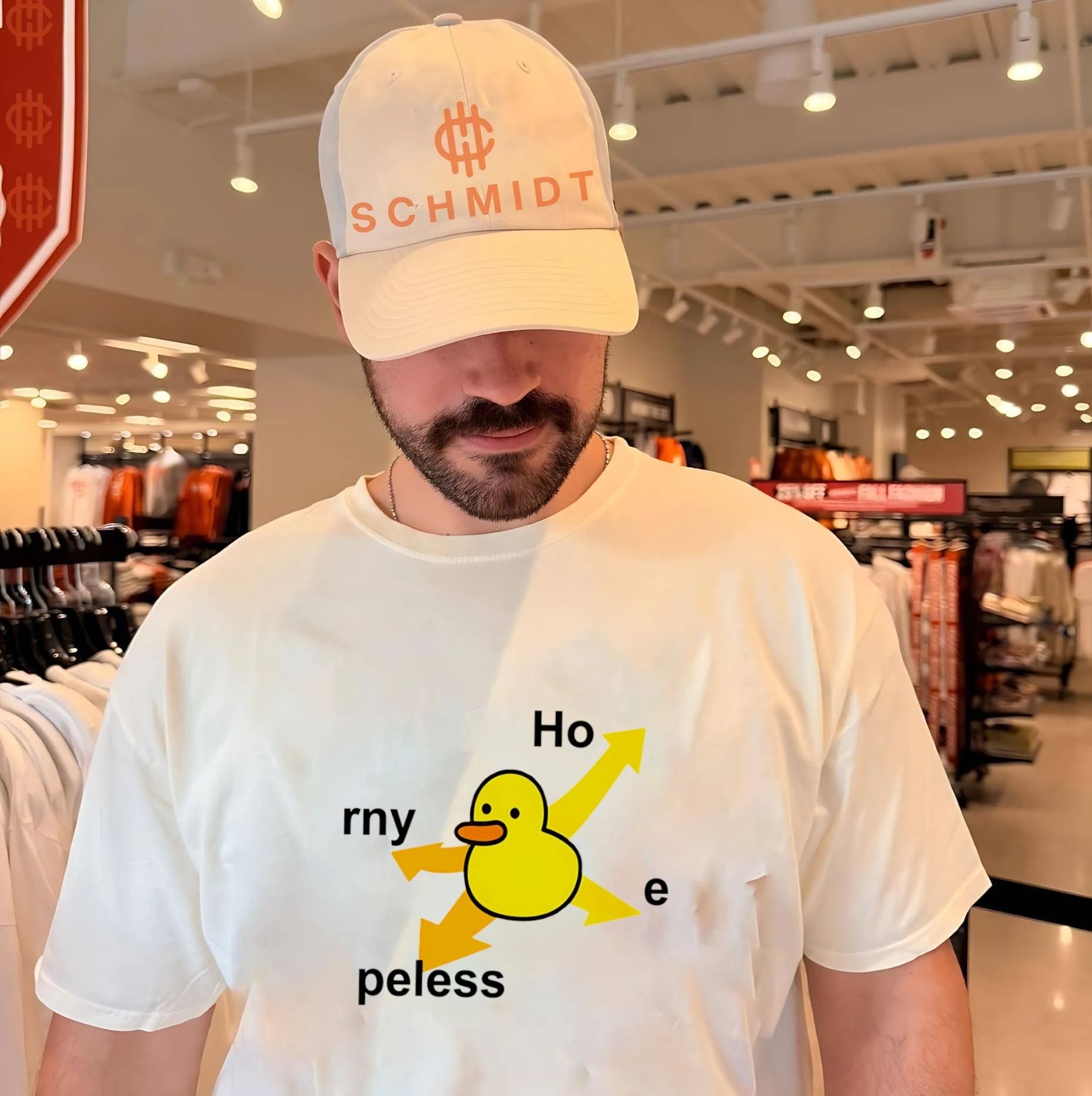 Ho rny Peless Duck In Distress Shirt Unisex T-shirt, Sweatshirt, Hoodie, Long Sleeve Tee - T-Shirt, Sweatshirt, Hoodie