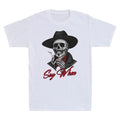 Say When Doc Holiday Skull Skeleton Waiting To Death Vintage Men's T-Shirt Black Unisex T-shirt, Sweatshirt, Hoodie, Long Sleeve Tee - T-Shirt, Sweatshirt, Hoodie