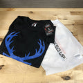 Bucked Up Mens Flag T Shirt Black Blue Logo Size Large New Unisex T-shirt, Sweatshirt, Hoodie, Long Sleeve Tee - T-Shirt, Sweatshirt, Hoodie