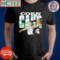 Coen Carr Michigan State Spartans Illustrated Forest Green dunk shirt Unisex T-shirt, Sweatshirt, Hoodie, Long Sleeve Tee - T-Shirt, Sweatshirt, Hoodie