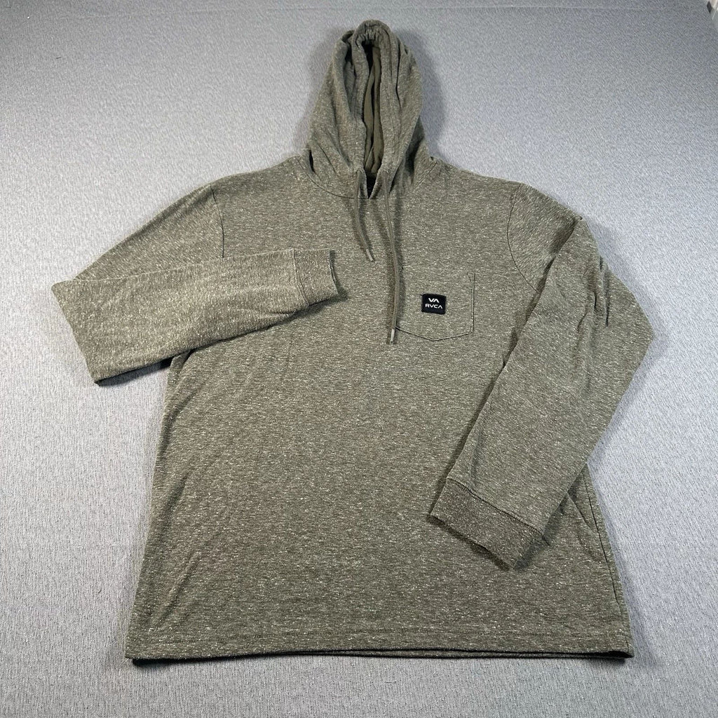 RVCA Sweater Mens Small Green Sweatshirt Hooded Surf Skate Lightweight Unisex T-shirt, Sweatshirt, Hoodie, Long Sleeve Tee - T-Shirt, Sweatshirt, Hoodie