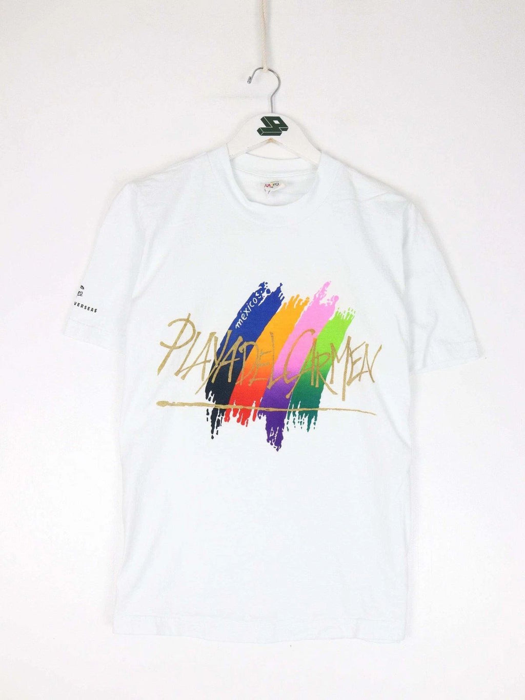 Vintage Playadel Carmen Mexico T Shirt Mens Medium White Travel Unisex T-shirt, Sweatshirt, Hoodie, Long Sleeve Tee - T-Shirt, Sweatshirt, Hoodie