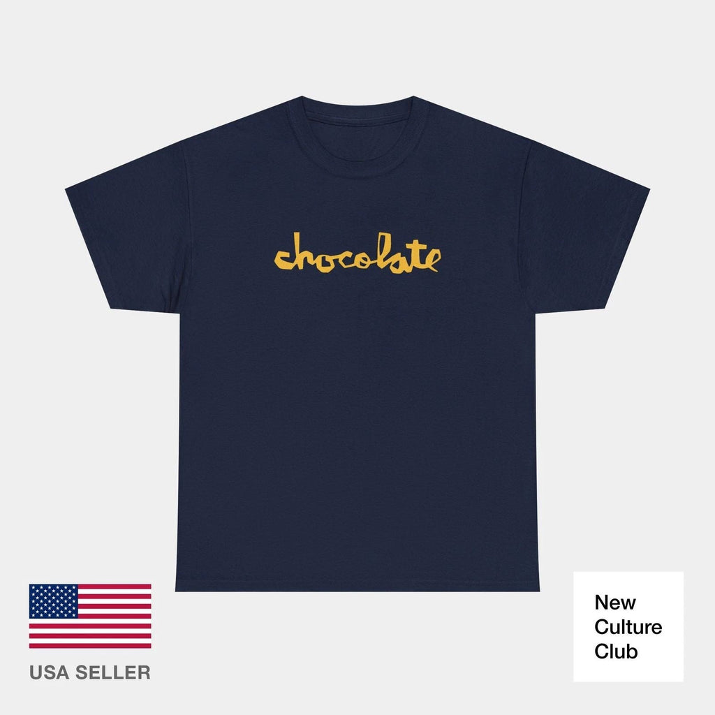 chocolate skateboards Vintage Logo Yellow Chunk Classic Skate T Shirt Print Unisex T-shirt, Sweatshirt, Hoodie, Long Sleeve Tee - T-Shirt, Sweatshirt, Hoodie