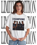 Paris Saint-Germain Celebratory Champions Middle Finger Smoking Drink T-Shirt Unisex T-shirt, Sweatshirt, Hoodie, Long Sleeve Tee - T-Shirt, Sweatshirt, Hoodie
