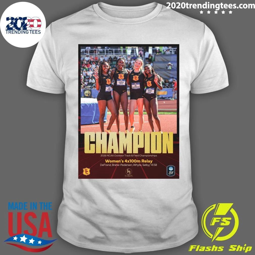 Champion 2026 NCAA Outdoor Track & Field Championships Womens 4x100m Relay Shirt Unisex T-shirt, Sweatshirt, Hoodie, Long Sleeve Tee - T-Shirt, Sweatshirt, Hoodie