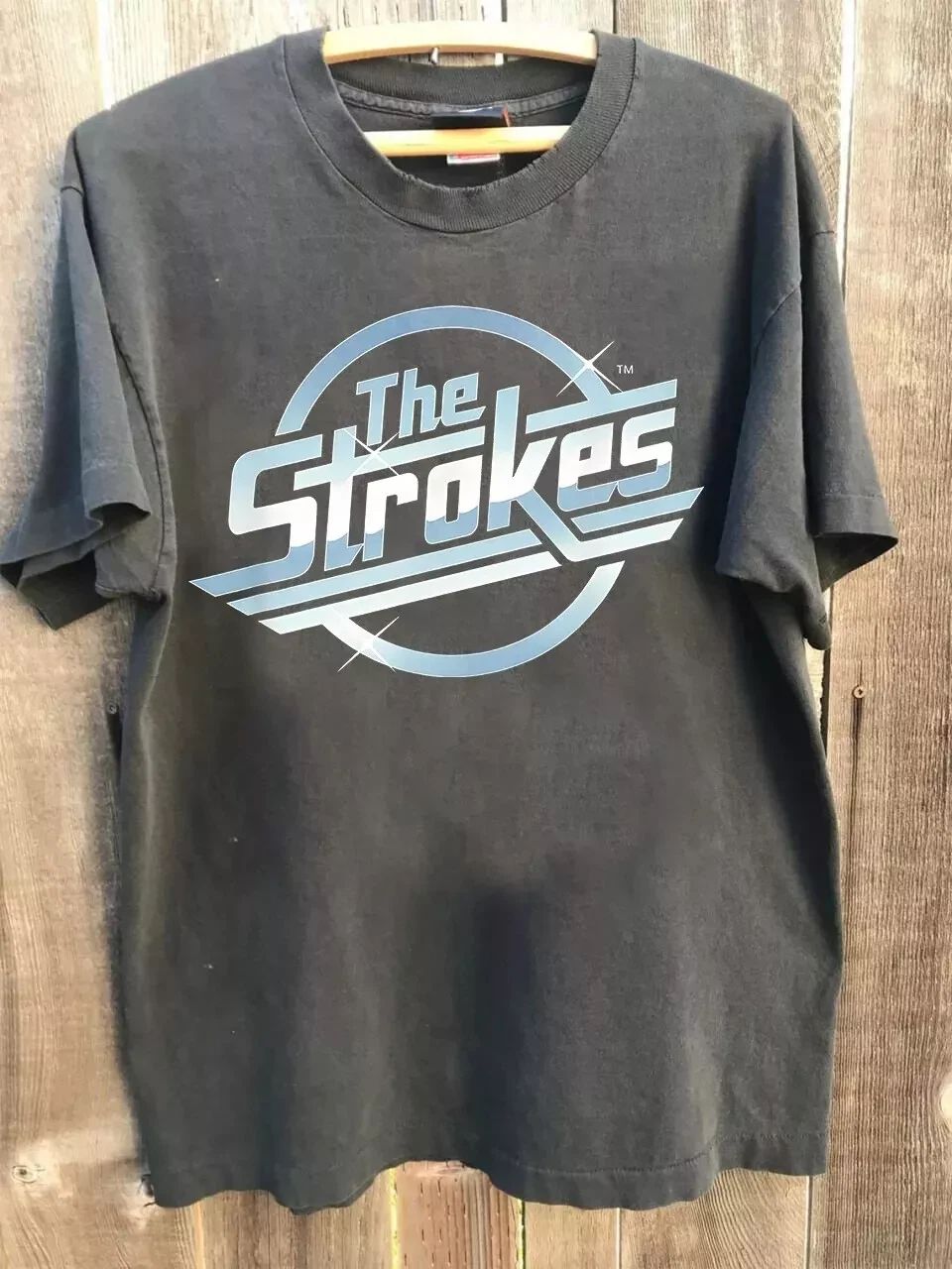 90s The Strokes Logo Rock Shirt, Music Band Unisex Shirt S-5XL Unisex T-shirt, Sweatshirt, Hoodie, Long Sleeve Tee - T-Shirt, Sweatshirt, Hoodie