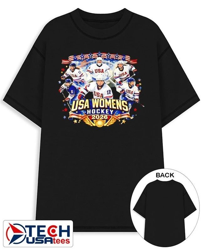 USA Womens Hockey 2026 graphic shirt Unisex T-shirt, Sweatshirt, Hoodie, Long Sleeve Tee - T-Shirt, Sweatshirt, Hoodie