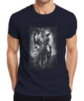 Viking Warrior Raven Odin Norse Mythology Moon Runes Grunge Men's T-Shirt Unisex T-shirt, Sweatshirt, Hoodie, Long Sleeve Tee - T-Shirt, Sweatshirt, Hoodie