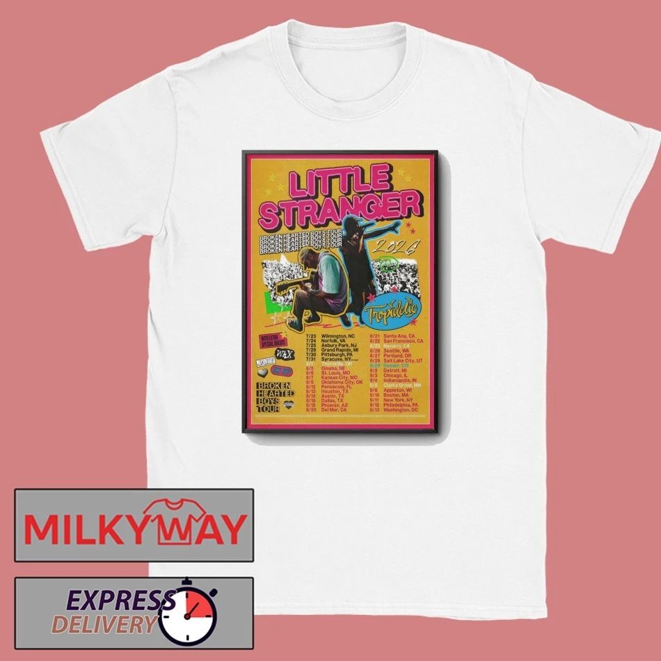 Little Stranger Broken Hearted Boys Tour 26 Poster shirt Unisex T-shirt, Sweatshirt, Hoodie, Long Sleeve Tee - T-Shirt, Sweatshirt, Hoodie