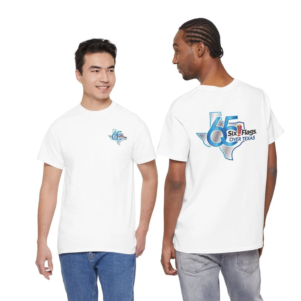 65th Anniversary Six Flags Over Texas T-Shirt | Retro Amusement Park Tee Unisex T-shirt, Sweatshirt, Hoodie, Long Sleeve Tee - T-Shirt, Sweatshirt, Hoodie
