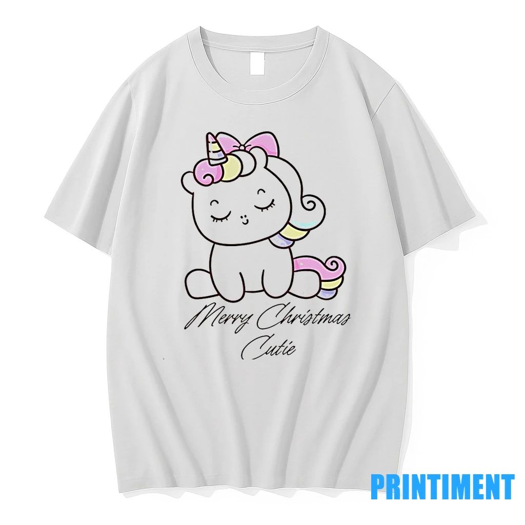 Merry Christmas Cutie Unicorn Tshirts Sweater Unisex T-shirt, Sweatshirt, Hoodie, Long Sleeve Tee - T-Shirt, Sweatshirt, Hoodie
