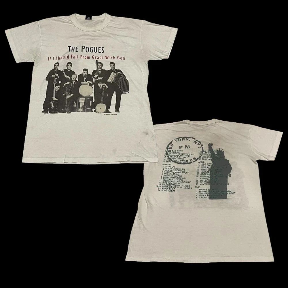 Rare Rare Vintage 80s The Pogues Reprint Unisex Men S-235XL Unisex T-shirt, Sweatshirt, Hoodie, Long Sleeve Tee - T-Shirt, Sweatshirt, Hoodie