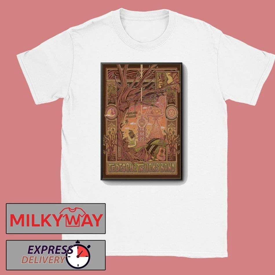 Tedeschi Trucks Band Ameris Bank Amphitheatre, Alpharetta GA Apr 28 2026 Poster shirt Unisex T-shirt, Sweatshirt, Hoodie, Long Sleeve Tee - T-Shirt, Sweatshirt, Hoodie