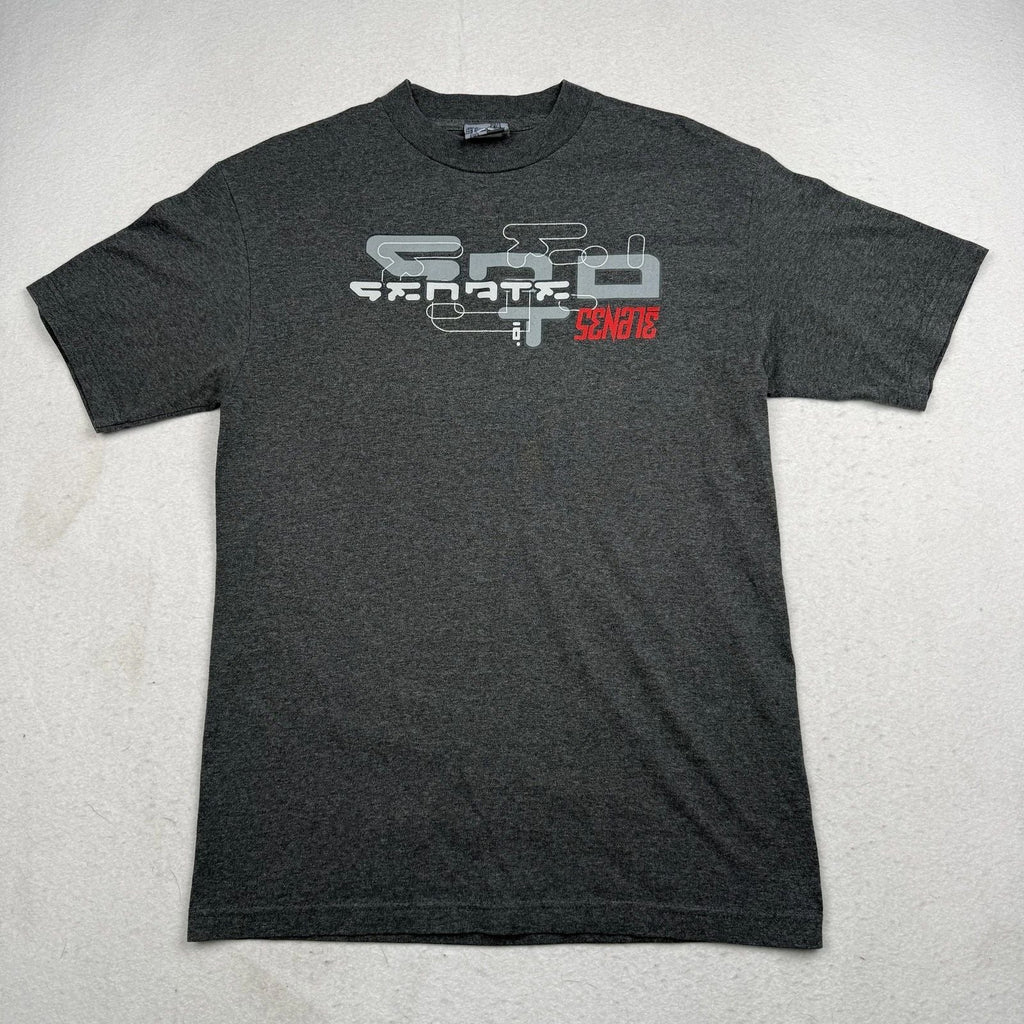 Vintage Senate Shirt Mens Medium Gray Logo Graphic Skate Tee Made USA Streetwear Unisex T-shirt, Sweatshirt, Hoodie, Long Sleeve Tee - T-Shirt, Sweatshirt, Hoodie