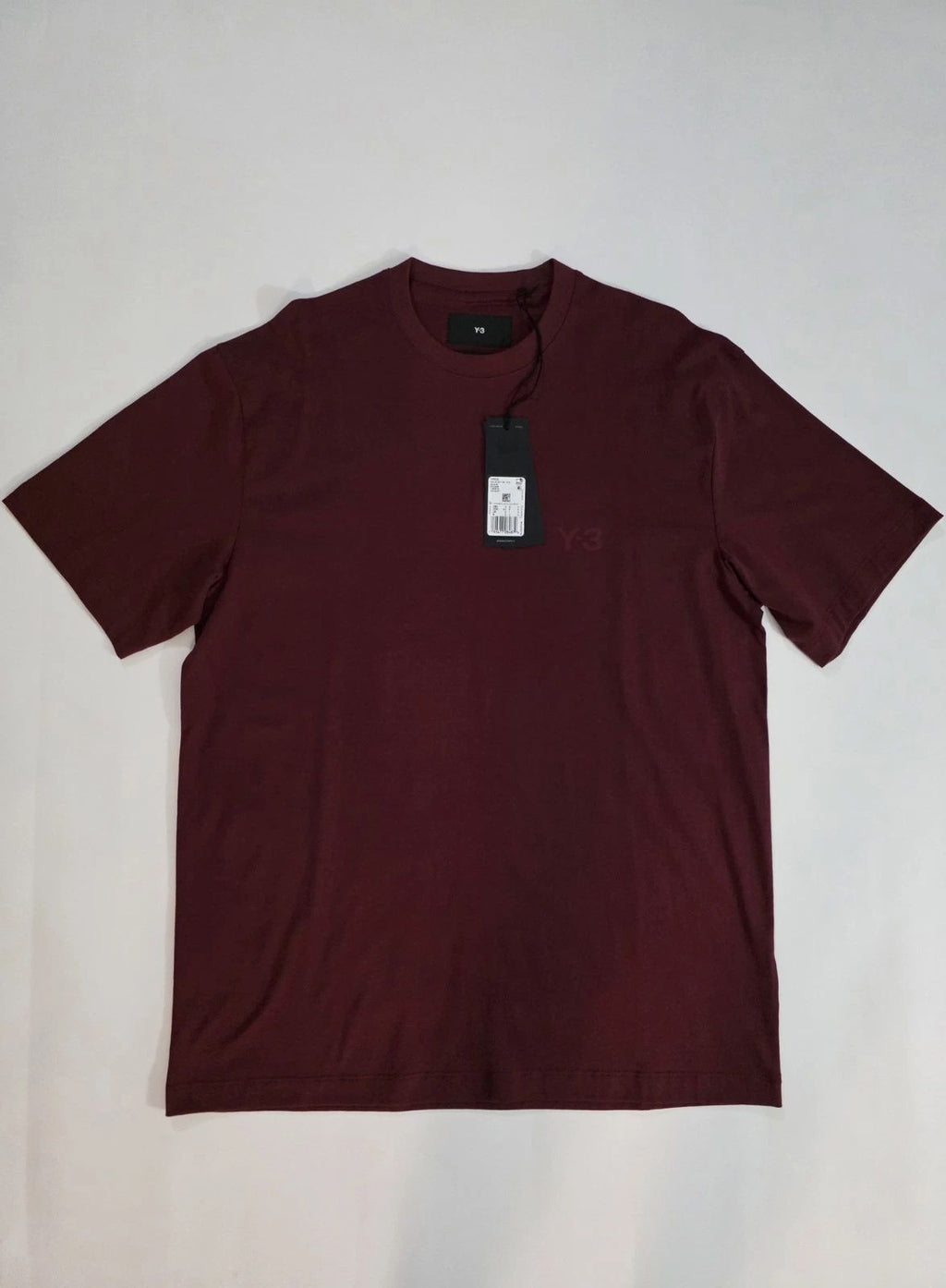 Y-3 Burgundy Relaxed Tee Men's Size S Y-3 Relaxed Short Sleeve T-Shirt IV8222 Unisex T-shirt, Sweatshirt, Hoodie, Long Sleeve Tee - T-Shirt, Sweatshirt, Hoodie