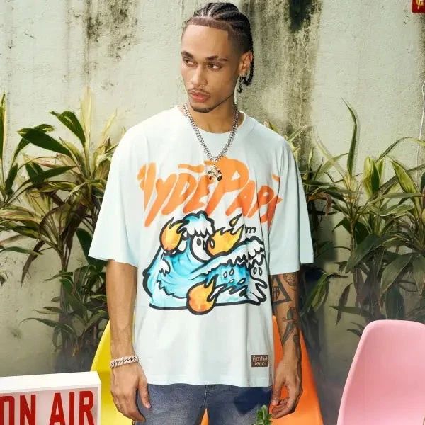 Hyde Park Tsunami Weekend Graphic T-Shirt  Streetwear Essential Unisex T-shirt, Sweatshirt, Hoodie, Long Sleeve Tee - T-Shirt, Sweatshirt, Hoodie