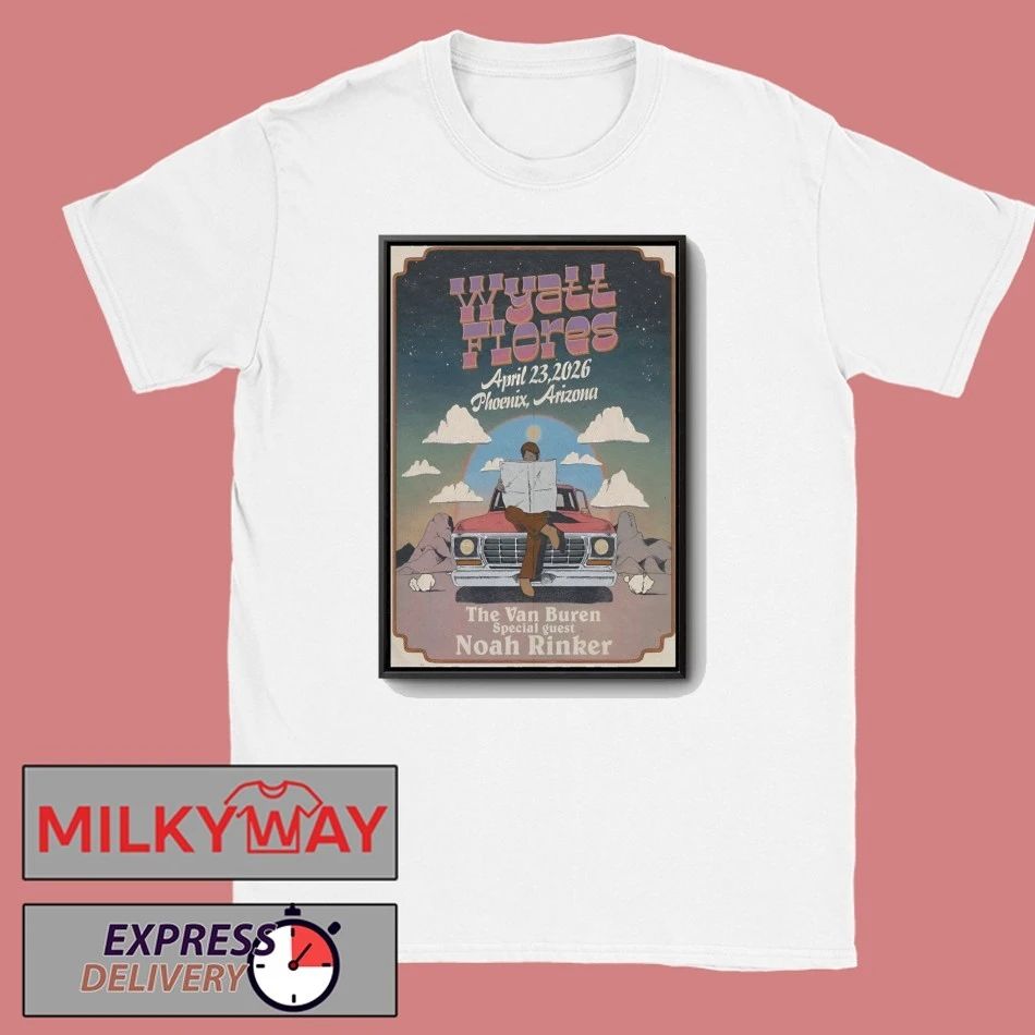 Wyatt Flores Piedmont Hall in Greensboro NC Apr 14 2026 Poster shirt Unisex T-shirt, Sweatshirt, Hoodie, Long Sleeve Tee - T-Shirt, Sweatshirt, Hoodie