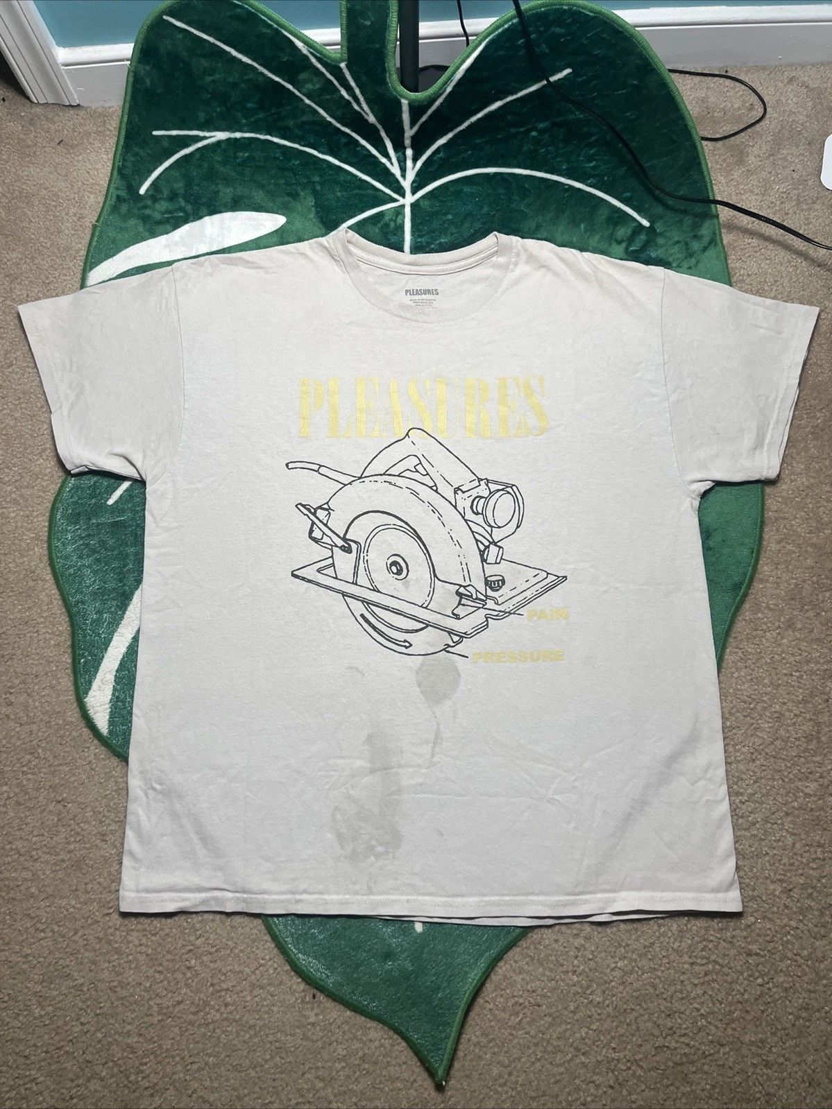 Pleasures Mens XL Tshirt Street Wear Double Sided Graphic Print Y2K Funny 2000s Unisex T-shirt, Sweatshirt, Hoodie, Long Sleeve Tee - T-Shirt, Sweatshirt, Hoodie