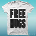 T-shirt "Free Hugs" White The Happiness Is Have My T-shirt New Unisex T-shirt, Sweatshirt, Hoodie, Long Sleeve Tee - T-Shirt, Sweatshirt, Hoodie
