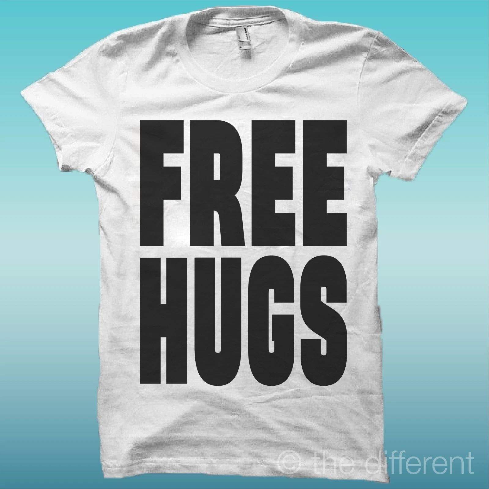 T-shirt "Free Hugs" White The Happiness Is Have My T-shirt New Unisex T-shirt, Sweatshirt, Hoodie, Long Sleeve Tee - T-Shirt, Sweatshirt, Hoodie